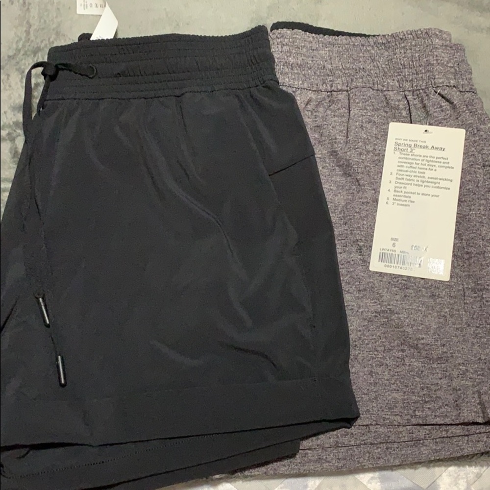 Lululemon Spring Break Away Shorts Size 6